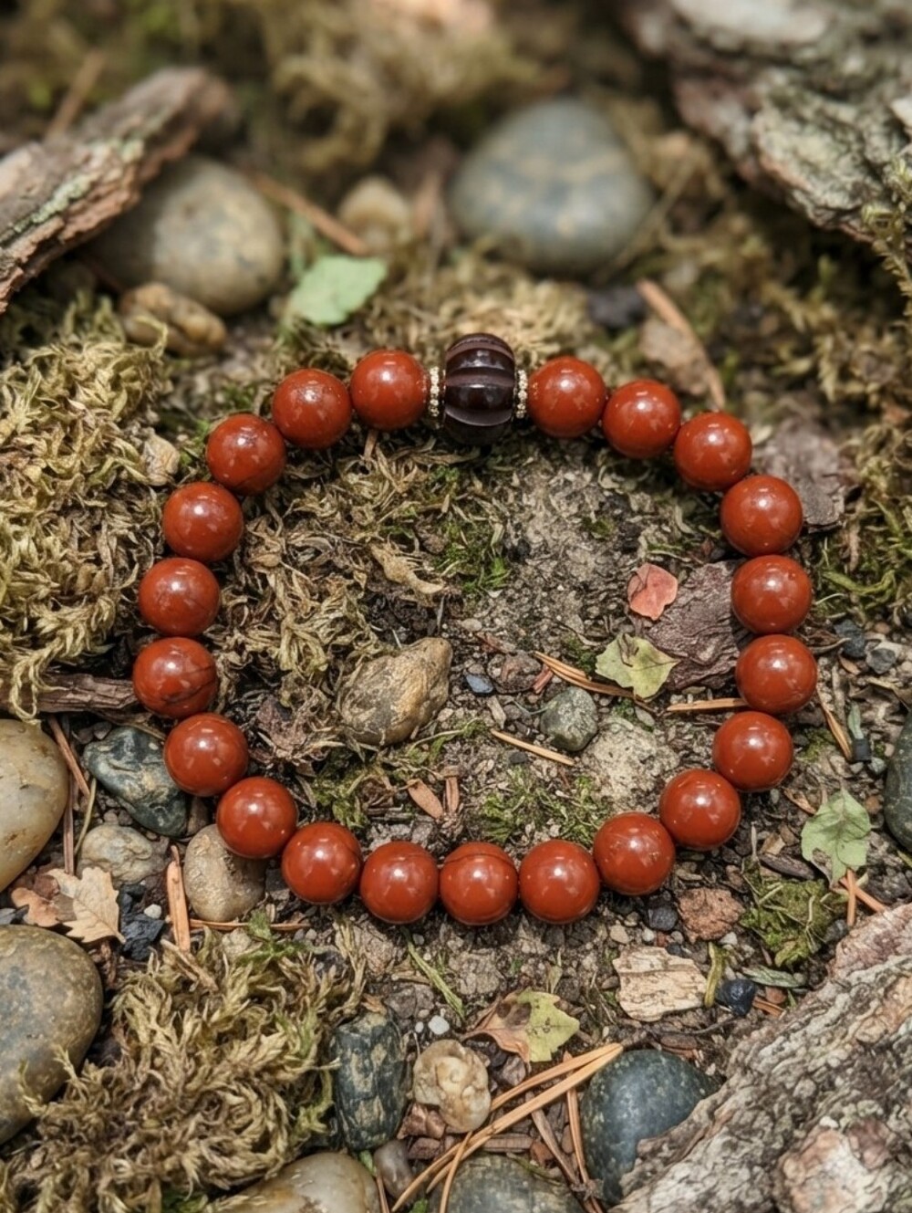 Red Jasper/Agate Bracelet